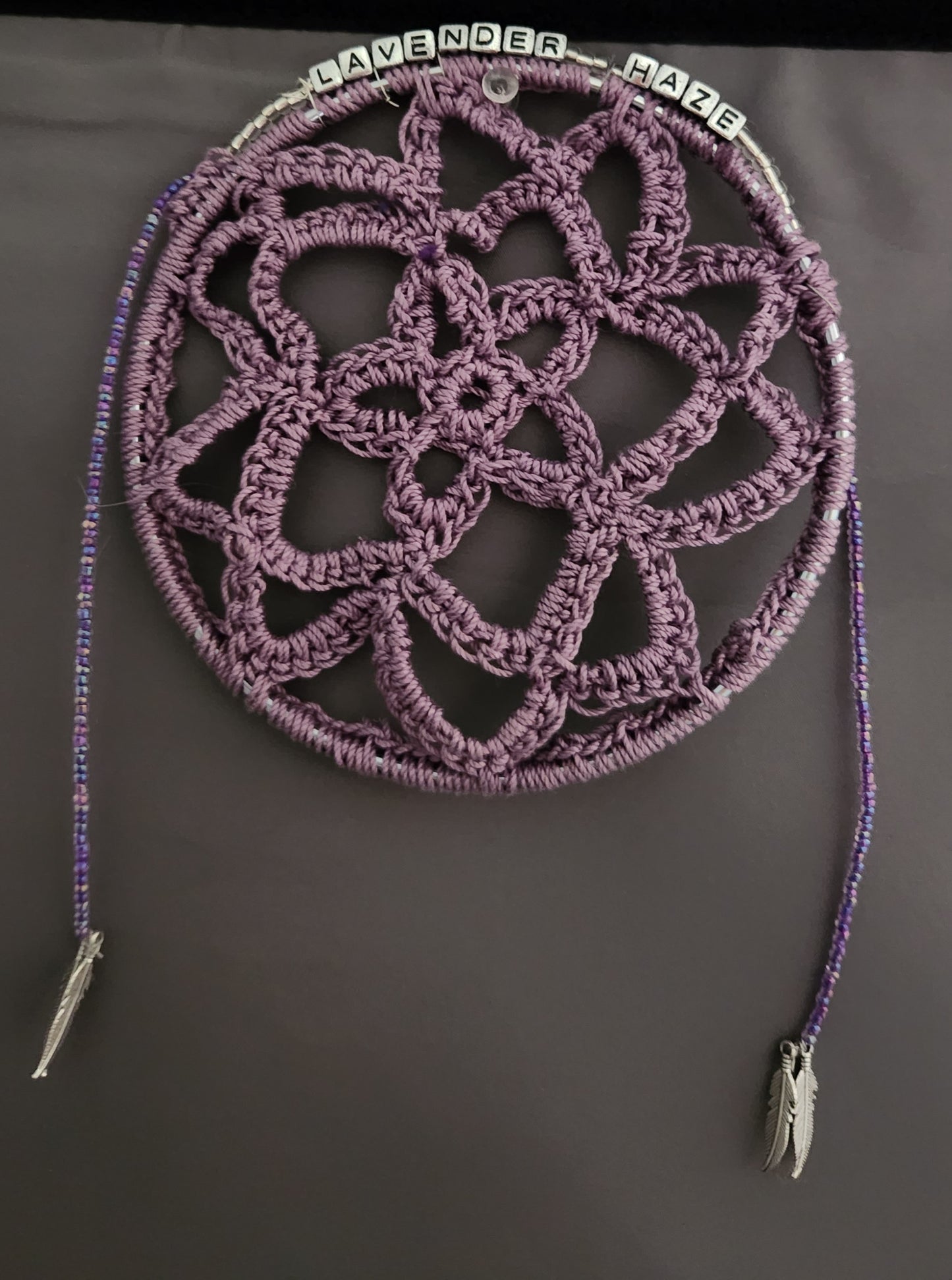Lavender haze dream catcher