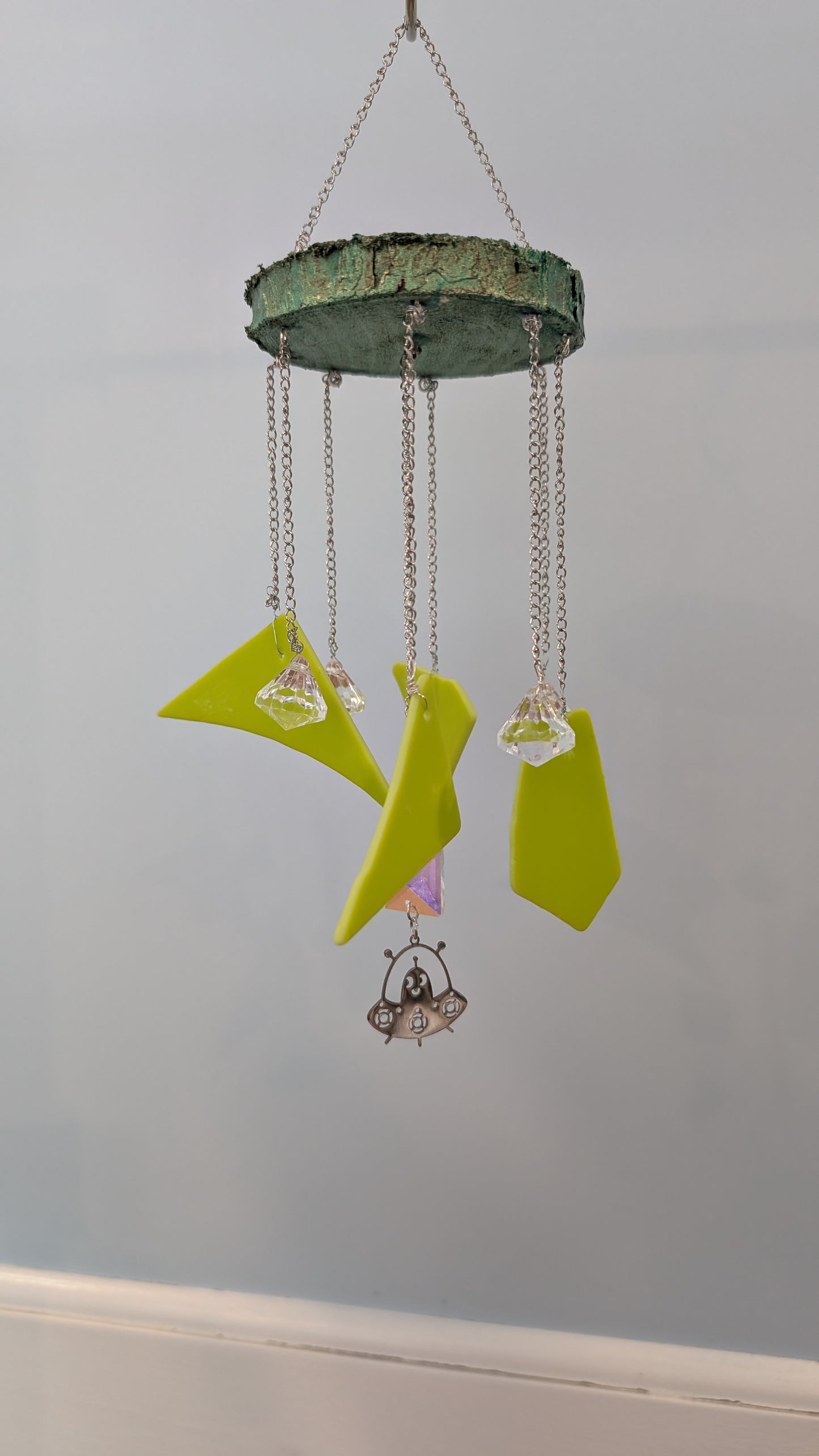 Take me to your leader wind chime/wind art