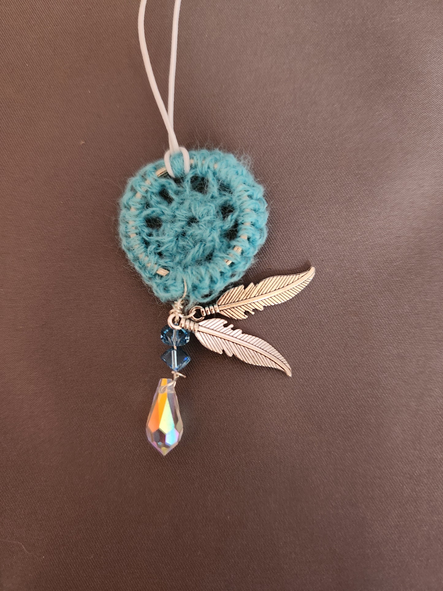 Mini dreamcatcher teal