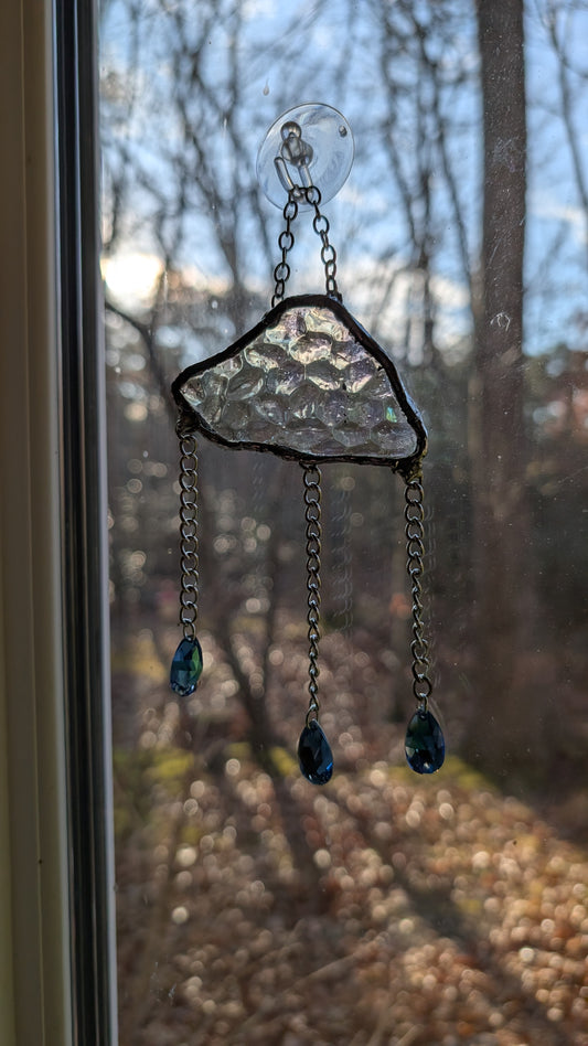 Cloudy day stained glass