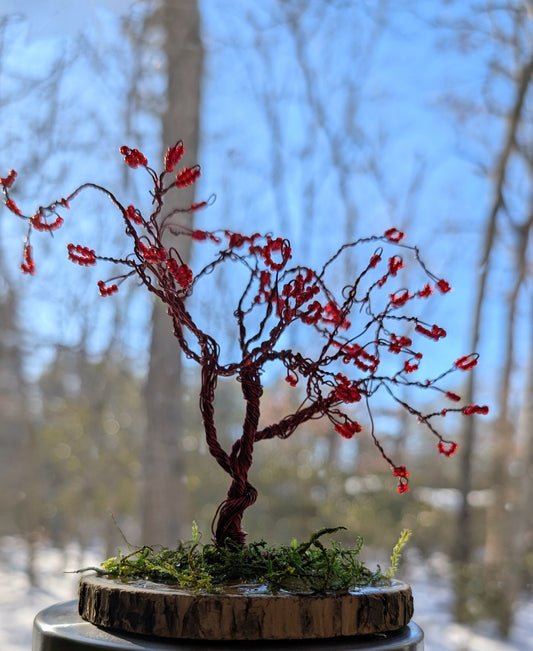Red wire tree