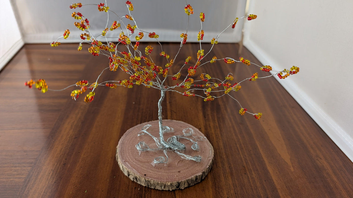 Crazy vines fire wire tree