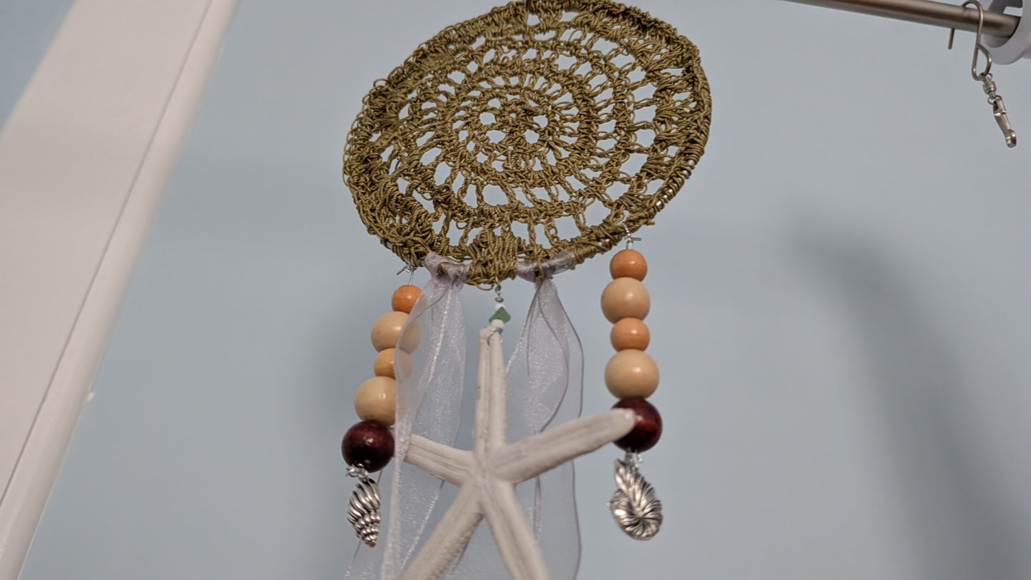 Sea green dreamcatcher wall art