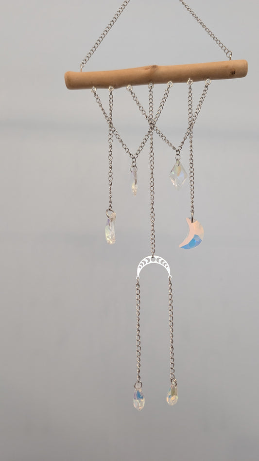 Moon suncatcher art