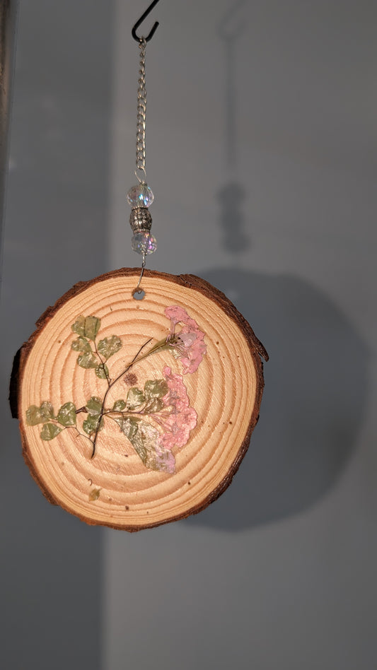 Mini cherry blossom suncatcher art