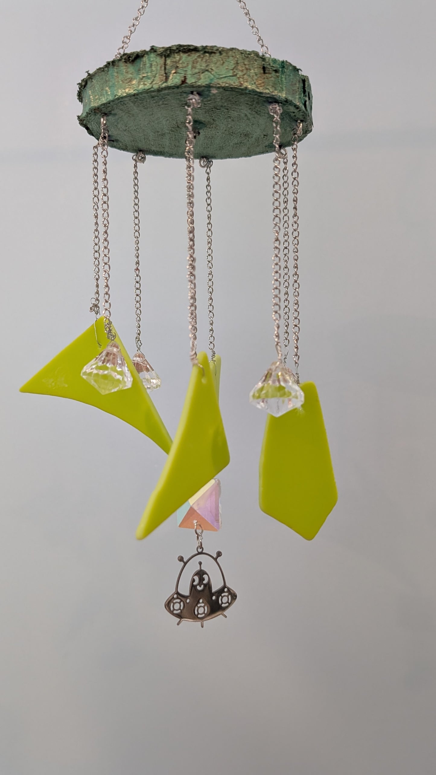 Take me to your leader wind chime/wind art