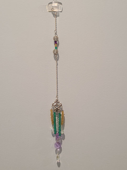 Mardi Gras Suncatcher