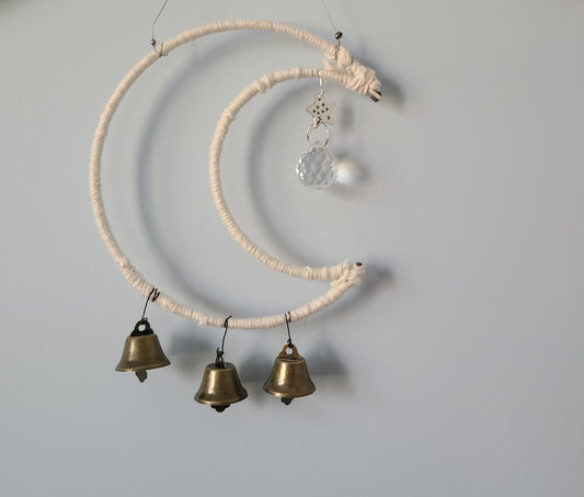Moon wind chime